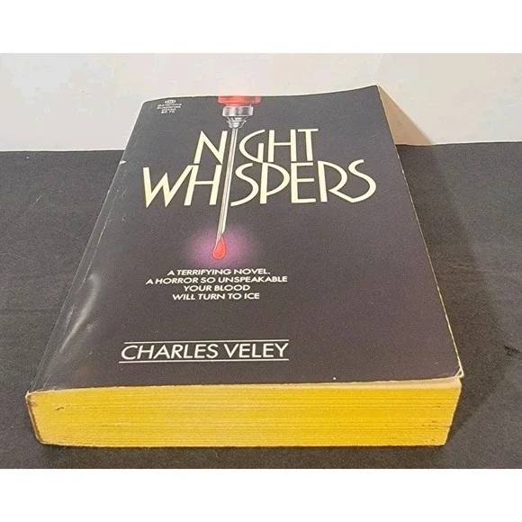 1981 Night Whispers by Veley, Charles 1st Edition Classic Mystery Paperback Book - Picture 4 of 7